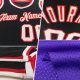 Custom Purple White-Neon Green Authentic Throwback Basketball Jersey